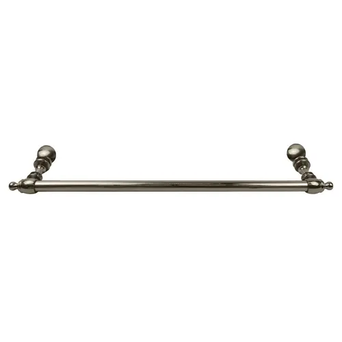 Polished Nickel 18" Colonial Style Single-Sided Towel Bar Polished Nickel 18" Colonial Style Single-Sided Towel Bar
