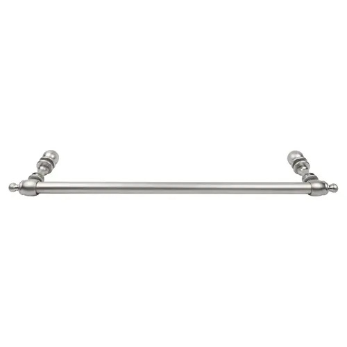 Satin Chrome 18" Colonial Style Single-Sided Towel Bar Satin Chrome 18" Colonial Style Single-Sided Towel Bar