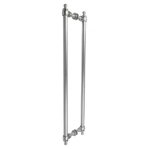 Satin Chrome Colonial Style 18" Back-to-Back Towel Bars Satin Chrome Colonial Style 18" Back-to-Back Towel Bars