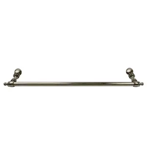 CRL C0L24PN Polished Nickel 24" Colonial Style Single-Sided Towel Bar