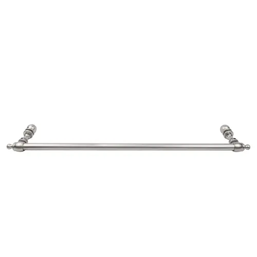 Satin Chrome 24" Colonial Style Single-Sided Towel Bar Satin Chrome 24" Colonial Style Single-Sided Towel Bar