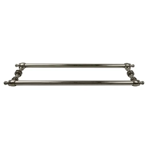 Polished Nickel Colonial Style 24" Back-to-Back Towel Bars