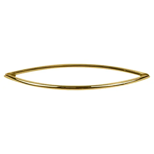 Polished Brass 24" Crescent Style Back-to-Back Towel Bars Polished Brass 24" Crescent Style Back-to-Back Towel Bars