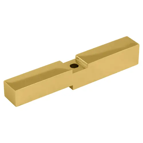 Brite Gold Anodized Adapter Block for Prima, Shell and Rondo Hinges Brite Gold Anodized Adapter Block for Prima, Shell and Rondo Hinges