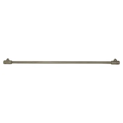 Brushed Nickel 39" Sleeve-Over Glass-To-Glass Support Bar for 3/8" to 1/2" Thick Glass Brushed Nickel 39" Sleeve-Over Glass-To-Glass Support Bar for 3/8" to 1/2" Thick Glass