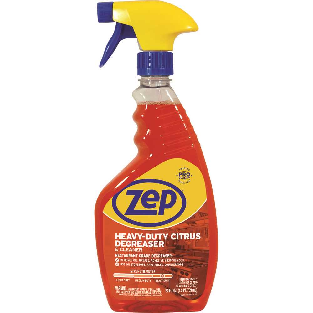 Zep, Inc. ZUCIT244 24 O.z Heavy Duty Citrus Degreaser - pack of 4