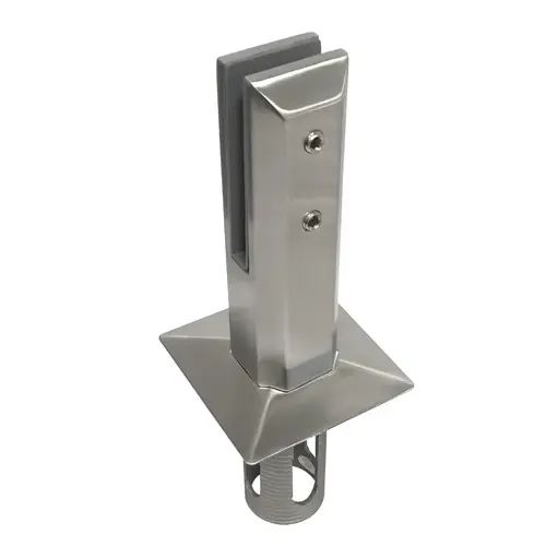 Brushed Stainless Steel Square Core Mount Friction Fit Spigot, 2205