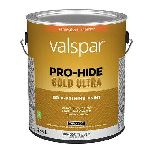 Interior Self-Priming Paint, Semi-Gloss, Tint Base, 1 gal, 37 sq-m Coverage Area Interior Self-Priming Paint, Semi-Gloss, Tint Base, 1 gal, 37 sq-m Coverage Area