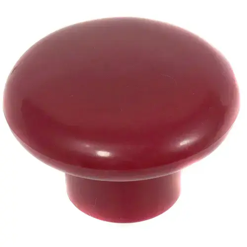 1 1/4" Plastic Knob - Red