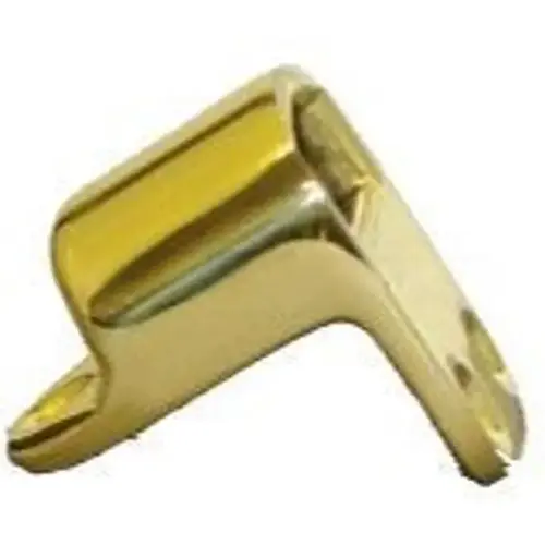 Heavy Duty Angle Strike Satin Brass with Brown Finish Heavy Duty Angle Strike Satin Brass with Brown Finish