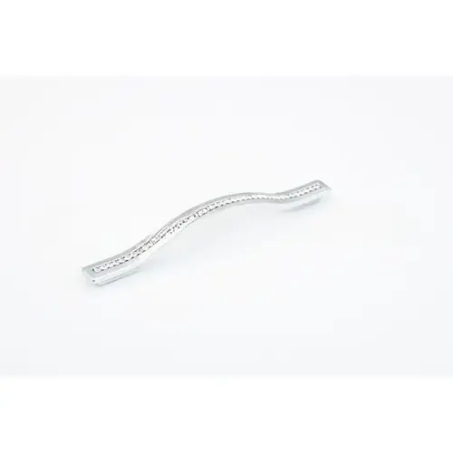 128mm to 160mm Center to Center Skyevale with Crystals Cabinet Pull Bright Chrome Finish