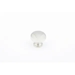 Schaub 706-PN 1-1/4" Country Traditional Cabinet Knob Polished Nickel Finish