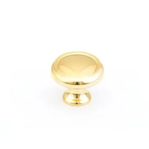 1-1/4" Country Cabinet Knob Bright Brass Finish 1-1/4" Country Cabinet Knob Bright Brass Finish