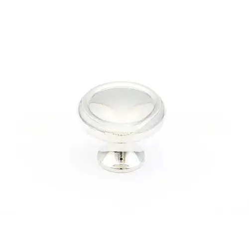 1-1/4" Country Cabinet Knob Polished Nickel Finish