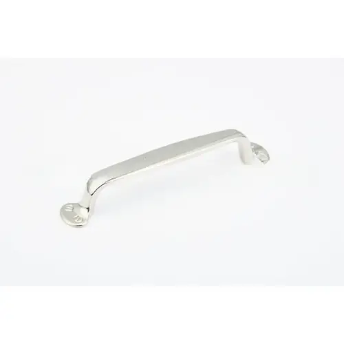 6" Center to Center Country Cabinet Pull Polished Nickel Finish 6" Center to Center Country Cabinet Pull Polished Nickel Finish