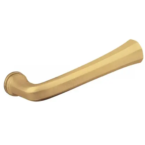 Single Left Hand 5112 Lever Less Rose Satin Brass With Brown Finish Single Left Hand 5112 Lever Less Rose Satin Brass With Brown Finish