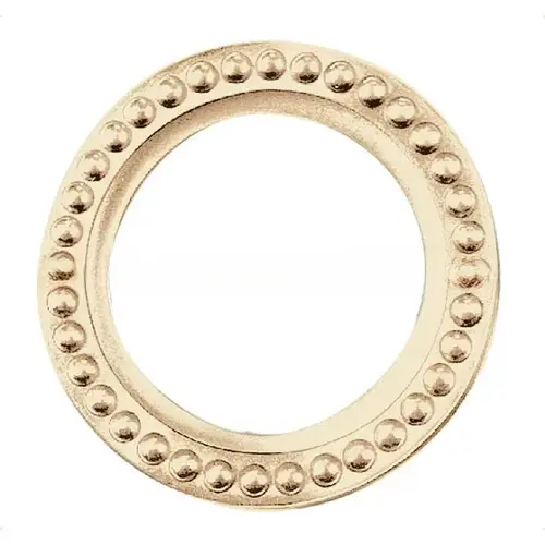 1-3/4" Beaded Cylinder Collar Satin Brass with Brown Finish 1-3/4" Beaded Cylinder Collar Satin Brass with Brown Finish