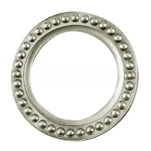 1-3/4" Beaded Cylinder Collar Lifetime Satin Nickel Finish 1-3/4" Beaded Cylinder Collar Lifetime Satin Nickel Finish