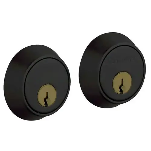 1-5/8" Double Cylinder for Handleset and Deadbolts Satin Black Finish 1-5/8" Double Cylinder for Handleset and Deadbolts Satin Black Finish