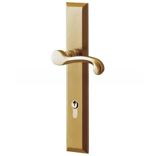 Concord Multi Point Trim Keyed Entry with Turn Knob Configuration 1 Vintage Brass Finish Concord Multi Point Trim Keyed Entry with Turn Knob Configuration 1 Vintage Brass Finish