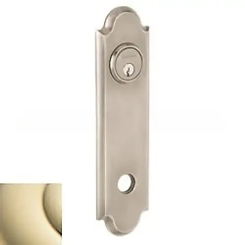 10-5/9" Arch Entry Rose Pair Lifetime Brass Finish 10-5/9" Arch Entry Rose Pair Lifetime Brass Finish