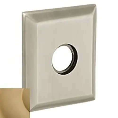 3-2/9" Square Full Dummy Rose Pair Vintage Brass Finish 3-2/9" Square Full Dummy Rose Pair Vintage Brass Finish