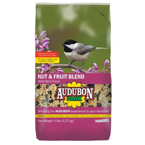 AUDUBON NUT & FRUIT BLEND AWBN-12226 5# Bag (.14) - pack of 4 AUDUBON NUT & FRUIT BLEND AWBN-12226 5# Bag (.14) - pack of 4