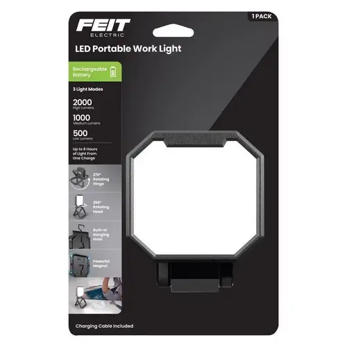 Folding Worklight 2000 lm LED Rechargeable Stand (H or Scissor) Folding Worklight 2000 lm LED Rechargeable Stand (H or Scissor)