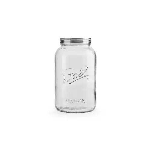 Decorative Mason Jar, Stainless Steel Lid, Gallon Decorative Mason Jar, Stainless Steel Lid, Gallon