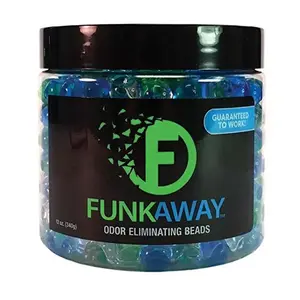 B2Z PRODUCTS INC FABE12-XCP6 Odor Eliminating Beads FunkAway Fresh Clean Scent 12 oz Beads - pack of 6