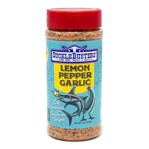 BBQ Rub Lemon Pepper Garlic 13 oz BBQ Rub Lemon Pepper Garlic 13 oz
