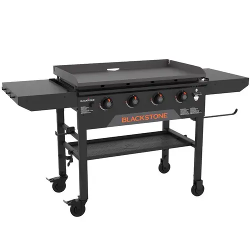 Outdoor Griddle 4 Burner Liquid Propane Black Black Outdoor Griddle 4 Burner Liquid Propane Black Black