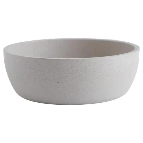 Pet Bowl Cream Molded Bamboo 4 cups For All Pets Cream