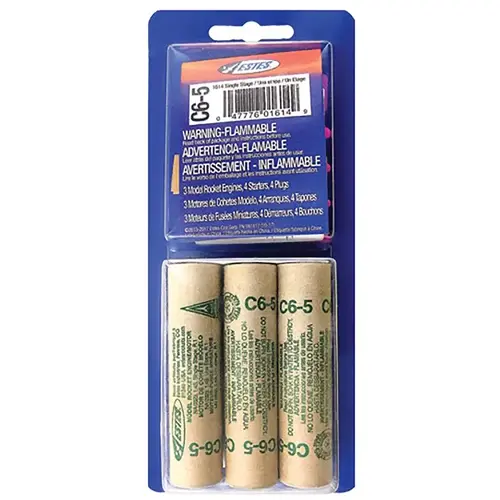 Model Rocket Engines 3 pc