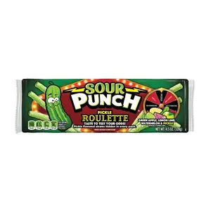 Sour Punch 88139 Chewy Candy Pickle Roulette Assorted 4.5 oz