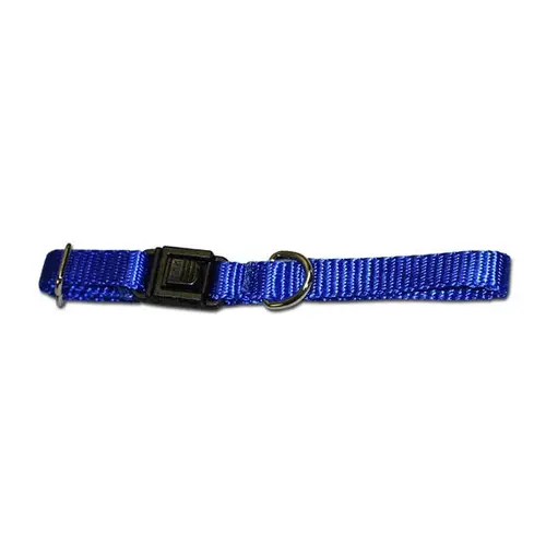 3/8" Kwik Klip Adjustable Nylon Dog Collar XS Blue 3/8" Kwik Klip Adjustable Nylon Dog Collar XS Blue