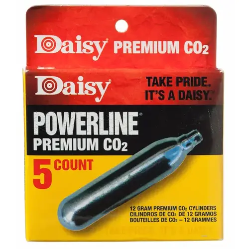Daisy Powerline Premium 12 Gram CO2 Cylinders for Air Guns Daisy Powerline Premium 12 Gram CO2 Cylinders for Air Guns