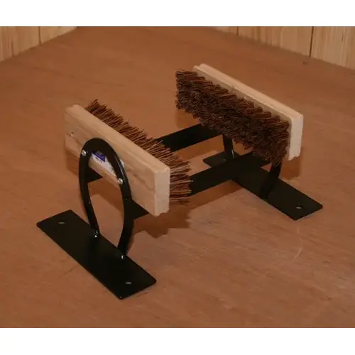 Horseshoe Boot Scraper With Brushes