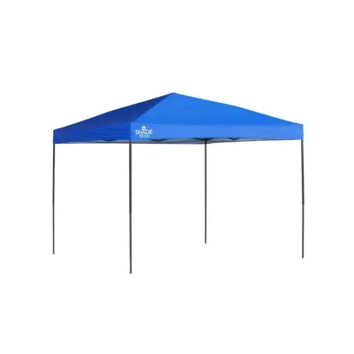 SL SHade Tech Pop Up Canopy 10x10 - Blue Straight Leg SL SHade Tech Pop Up Canopy 10x10 - Blue Straight Leg