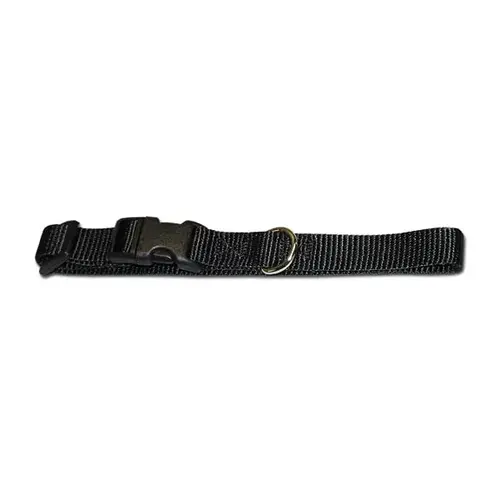 5/8" Kwik Klip Adjustable Nylon Dog Collar S Black 5/8" Kwik Klip Adjustable Nylon Dog Collar S Black