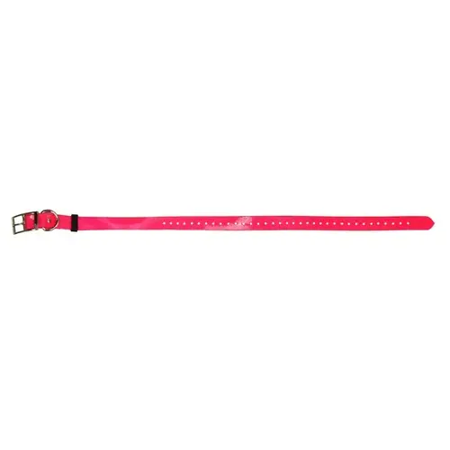SunGlo Dog Tracking Collar Band 1" x 30" Cut-to-Fit Polyurethane Coated Nylon - Pink SunGlo Dog Tracking Collar Band 1" x 30" Cut-to-Fit Polyurethane Coated Nylon - Pink