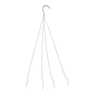 Tropical Plant Products, Inc 14330112-XCP25 20.5 in 4 Wire Long Planter Hangers (25-Pack) - pack of 25