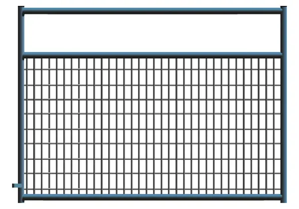 Alligator Brand 2 x 4 Wire Mesh Black Powder Coated Square Corner 6 ft. Gate 14233754 Alligator Brand 2 x 4 Wire Mesh Black Powder Coated Square Corner 6 ft. Gate 14233754