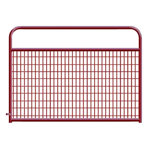2" x 4" Wire Mesh Red Powder Coated Square Corner 12 ft. Gate 2" x 4" Wire Mesh Red Powder Coated Square Corner 12 ft. Gate