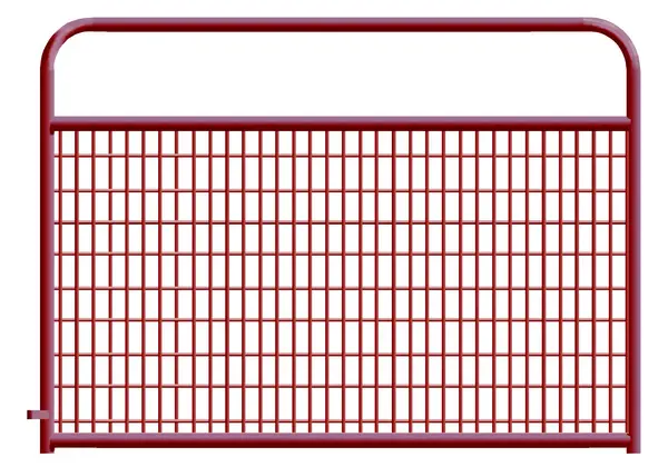Alligator Brand 2 x 4 Wire Mesh Red Powder Coated Square Corner 12 ft. Gate 14233739 Alligator Brand 2 x 4 Wire Mesh Red Powder Coated Square Corner 12 ft. Gate 14233739