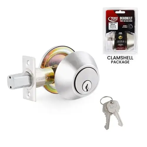 Grip Tight Tools Single Cylinder Mobile Home Deadbolt - Stainless Steel Finish Grip Tight Tools Single Cylinder Mobile Home Deadbolt - Stainless Steel Finish