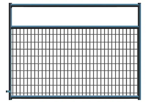 Alligator Brand 2 x 4 Wire Mesh Black Powder Coated Square Corner 4 ft. Gate 14233753 Alligator Brand 2 x 4 Wire Mesh Black Powder Coated Square Corner 4 ft. Gate 14233753