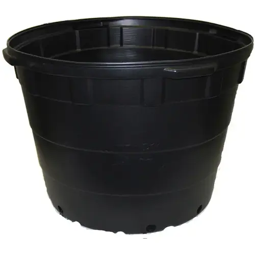 25 Gallon Black Plastic Nursery Container Pot - pack of 10