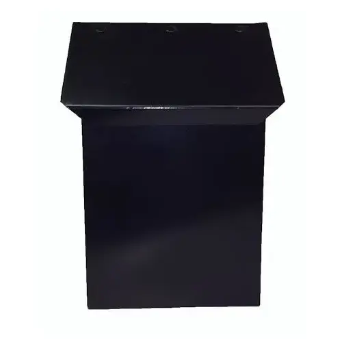Fulton Vertical City Mailbox - Black
