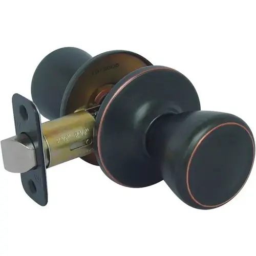 Elite Security Passage / Hall & Closet Lockset, Tulip Style - Oil Rubbed Bronze
